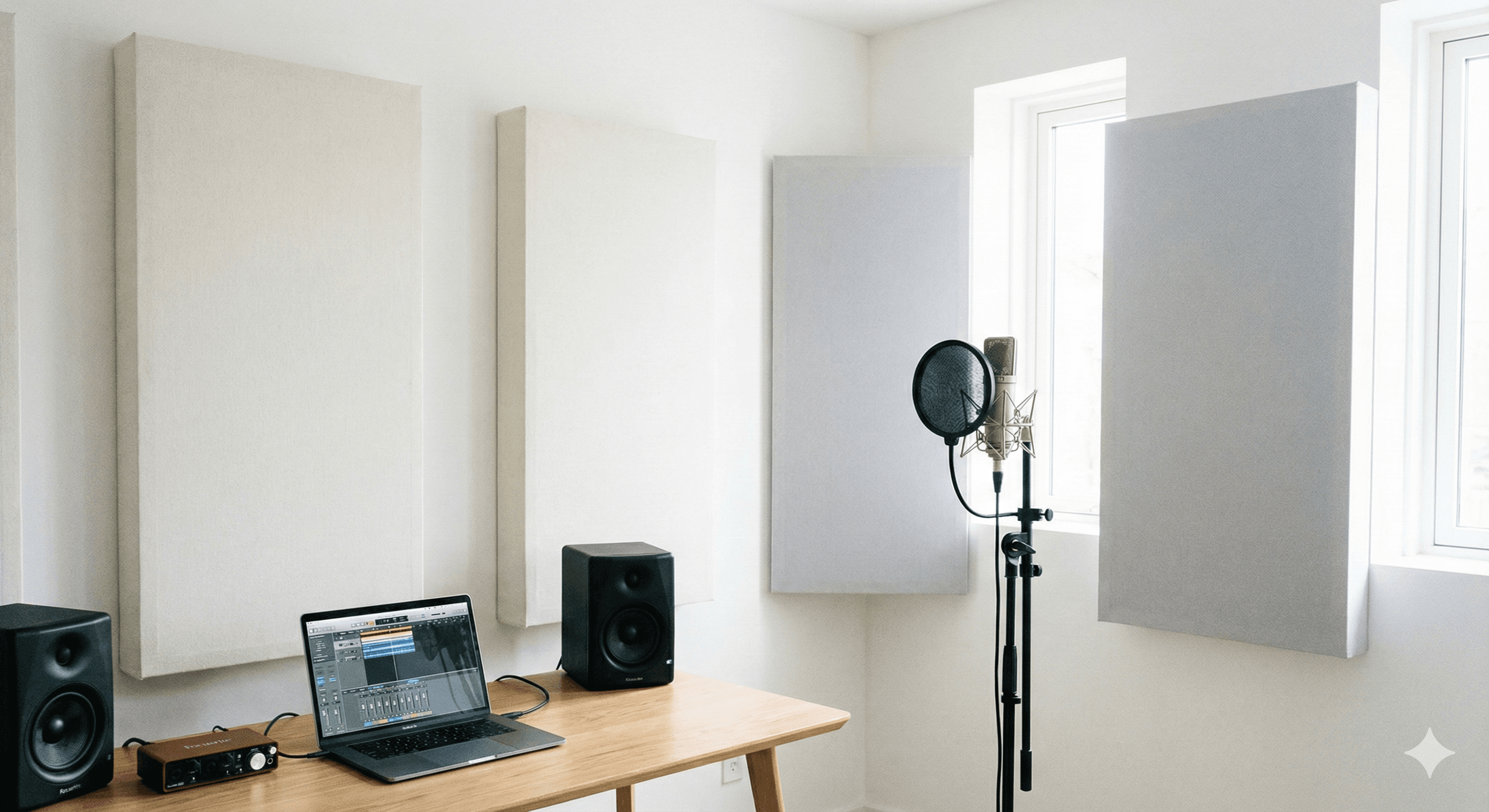 Recording studio interior